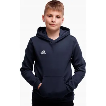 Chlapecké oblečení Adidas dětská mikina bavlna modrá, velikost 164