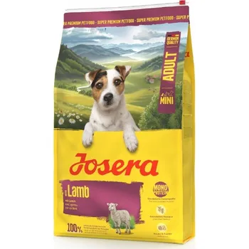 Krmivo pro psa Josera Mini Adult Lamb 10 kg Krmivo pro psy malých plemen Jehněčí Bez obilovin