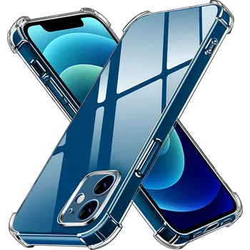 Pouzdro na mobilní telefon Zadní Kryt gsmStyle pro Apple iPhone 12 ZESÍLENÉ ROHY průhledný