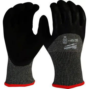 Pracovní rukavice Pracovní rukavice Milwaukee WINTER, ochrana proti proříznutí E, velikost 8 (M), 12 párů, 4932479562