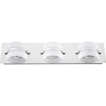 Nástěnné svítidlo Nástěnné svítidlo Rabalux stříbrné, integrovaný LED zdroj 5 W