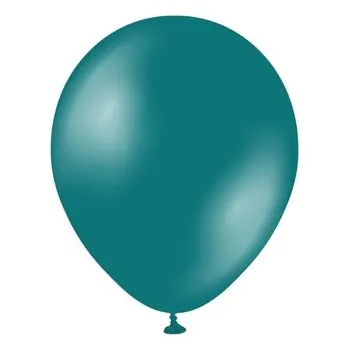 Balónek Balonky metalické tyrkysové, Metallic Turquoise 30 cm/11", 50 ks
