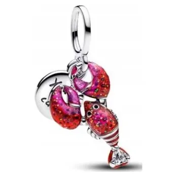 Přívěsek Stříbrný přívěsek charms humr beads stříbro 925