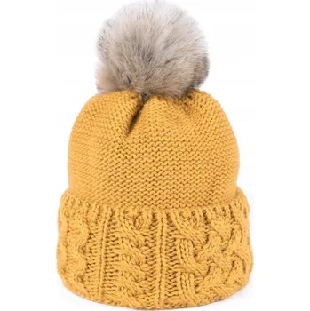 Čepice Art of Polo zimní čepice beanie žlutá, univerzální velikost