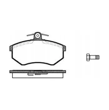 Brzdová destička ROADHOUSE BRZDOVÉ DESTIČKY AUDI 80/90