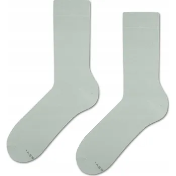 Pánské ponožky Dámské ponožky ZOOKSY 36-40 dlouhé, klasické, elegantní, hladké, šedé