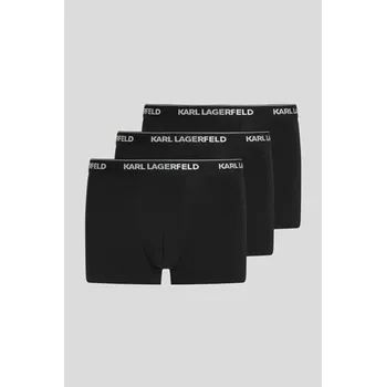Boxerky SPODNÍ PRÁDLO KARL LAGERFELD SHINE ELASTIC TRUNK BLACK