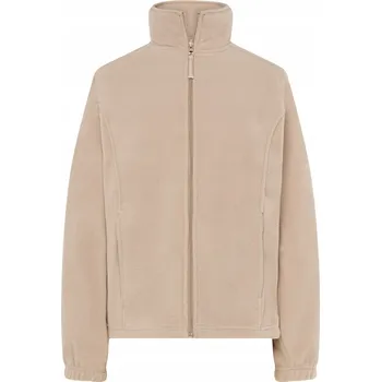 Dámská mikina Mikina fleecová JHK na zip béžová ecru M