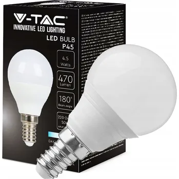 Žárovka LED žárovka V-tac 2142511 4,5 W E14 P45 neutrální bílá