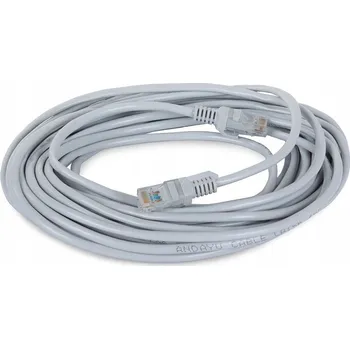 Síťový kabel Patchcord Rozz groz U/UTP 5e RJ45 / RJ45 10 m šedý