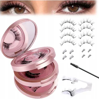 Umělé řasy MAGNETICKÉ ŘASY S APLIKÁTOREM 16 Ks 3D PŘIROZENÝ EFEKT VYSOKÁ KVALITA