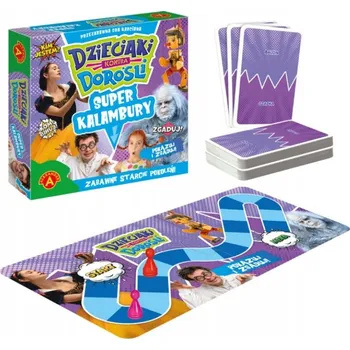 Desková hra Stolní hra Děti vs. Dospělí Super Kalambury Alexander Zábavná karetní hra kreativní hry pro děti stolní hry dovednostní hry logické hry Alexander