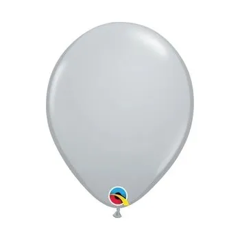 Balónek Balón KLASICKÝ hladký ŠEDÝ pastelový 100 ks