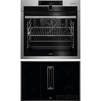 Set domácích spotřebičů AEG Mastery SteamBoost BSE988330M + Indukční deska AEG ComboHob CCE84543FB + DOPRAVA ZDARMA