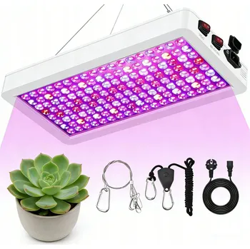 Osvětlení pro růst rostliny LAMPA PRO RŮST ROSTLIN, PĚSTOVÁNÍ ZELENINY, SAZENIC, PŘEDPĚSTOVÁNÍ, Sada GROW