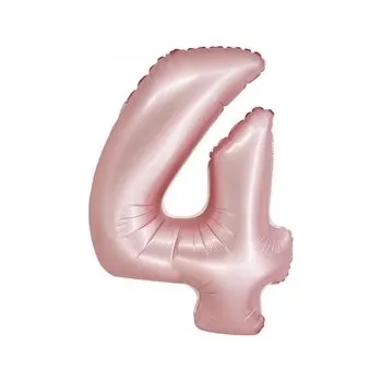 Balónek Růžový balónek s číslice 1 ks