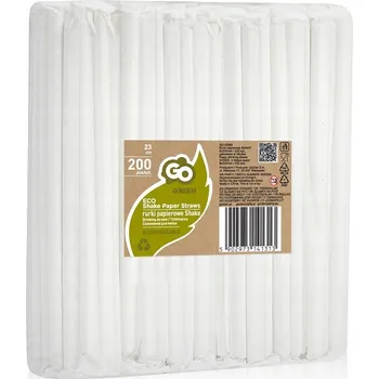 Jednotlivě balená papírová Brčka Godan GoGreen