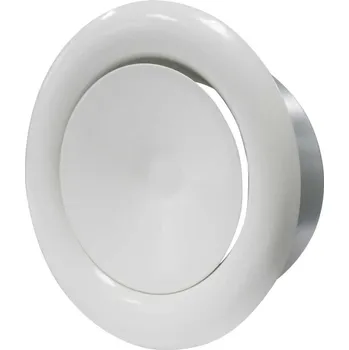 Větrací mřížka Anemostat talířový ventil přívodní kovový d125 mm MIKAWI 59-3707