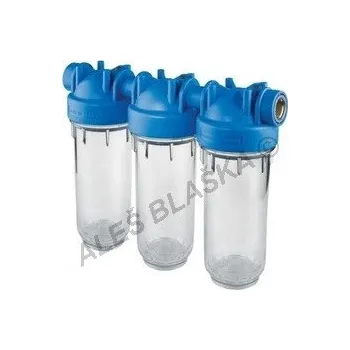 Filtrace vody ATLAS FILTRI - Itálie | Trojitý filtr DP 7" JUNIOR TRIO (filtr na vodu, vodní filtrace) - 1/2" filtr DP JUNIOR 7" TRIO