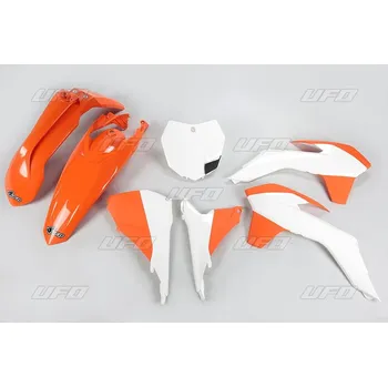 UFO sada plastů KTM SX 125/150 '13-'15, SX 250 '13-'16, SX-F 250/350/450 '13-'15 (oranžová/bílá)