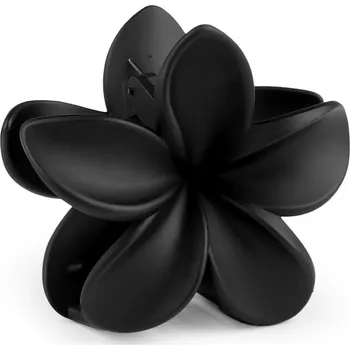 Náramek Skřipec do vlasů květ, střední, 6 černá