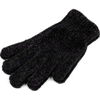 Rukavice Pánské žinylkové rukavice, velké, 6 černá