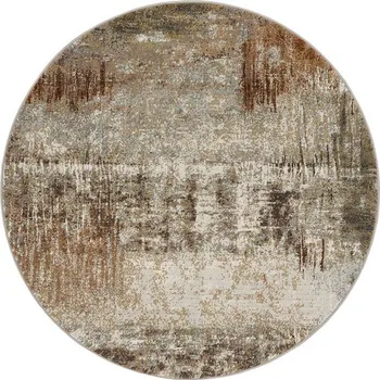 Koberec Breno Kusový koberec ARGENTUM kruh 63393/9248, 120x120 cm, Vícebarevné