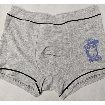 Chlapecké spodní prádlo Chlapecké modalové boxerky Cool Boy - 134-140 / světle šedý melír