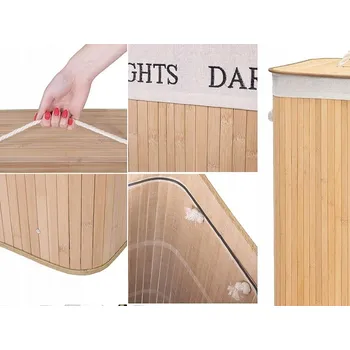 Koš na prádlo Volně stojící koš na prádlo Rozz groz 60 l hnědý