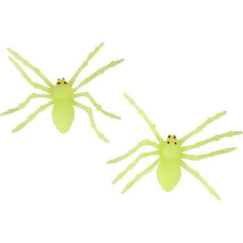 Dekorace pavouci svítící ve tmě 2 ks - VÝPRODEJ