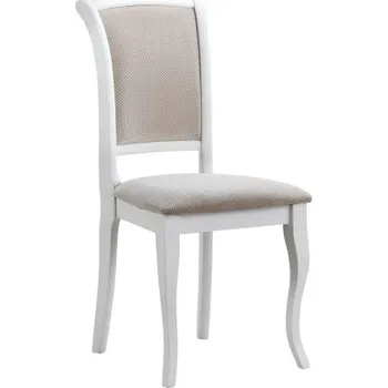 Židle MN-SC - Signal Bílá / látka Béžová 45x96 cm