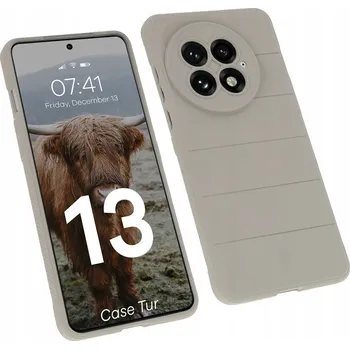 Pouzdro na mobilní telefon Zadní Kryt Bizon pro OnePlus 13 šedý