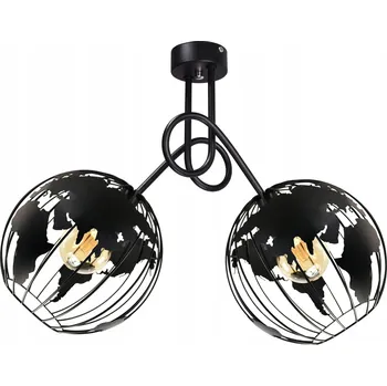 Mládežnický závěsné stropní svítidlo Edison Globus 2 bílý, vhodný pro LED žárovky