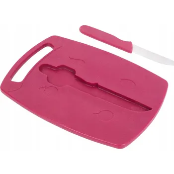 Kuchyňské prkénko Sada prkénko na krájení a nůž Kitchen Korner 20 x 14 cm