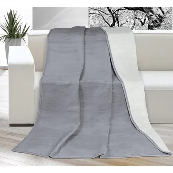 deka Akrylová deka Bellatex 150 cm x 200 cm šedá