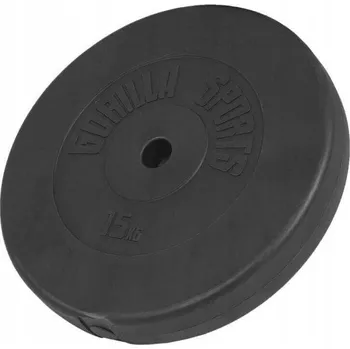 Gorilla Sports Bitumenová Závaží 15 kg