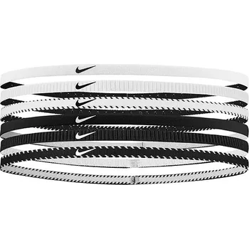 Kšiltovka Nike Flex Classic Slim Headbands 6PK černá/bílá
