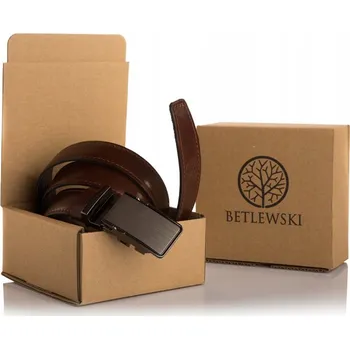 Opasek PÁNSKÝ KOŽENÝ PÁSEK S AUTOMATICKOU PŘEZKOU BETLEWSKI 115