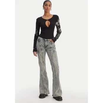 Dámská halenka Desigual Halenka 26SWTK18 Černá Slim Fit XL