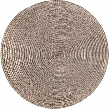 prostírání Prostírání na stůl kulaté Tondo 38 cm tmavě šedé