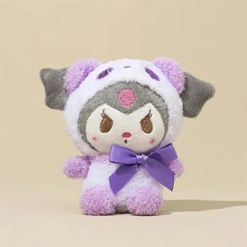 plyšák Plyšák sedící Kuromi Sanrio v oblečku