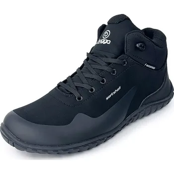 Chlapecká obuv outdoorové celoroční softshellové barefootové boty BUGGA SIKOR Black B00195-10 Velikost: 36