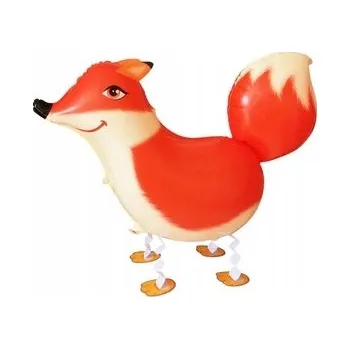 Foliový balónek Chodící LIŠKA Liška Narozeniny Party Zvířata Podzim 45x69 Cm