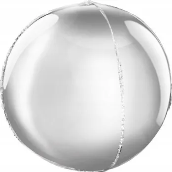 Balónek Foliový balónek Godan koule 16 palců stříbrný
