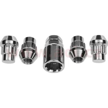 Matice bezpečnostní matice kola, závit M12x1.5, kuželové sedlo (sada 4 ks)