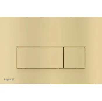 Splachovací tlačítko Ovládací tlačítko veporit SQUARE zlatá matný VP57-G-M