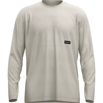Pánské tričko Pánské Tričko Ortovox 185 Merino Patch Long Sleeve Men's Barva: White Tea, Velikost: XXL
