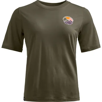 Pánské tričko Dámské Tričko Ortovox 140 Cool Round Landscape T-shirt Women's Barva: Dark Wild Herbs, Velikost: XL