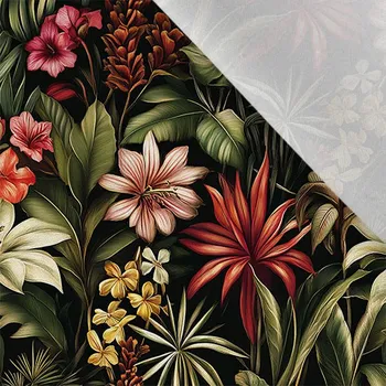 Zbytek - Bavlna premium NELA tropical Victoria