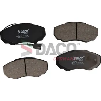 Brzdová destička Sada brzdových destiček, kotoučová brzda DACO GERMANY 321947